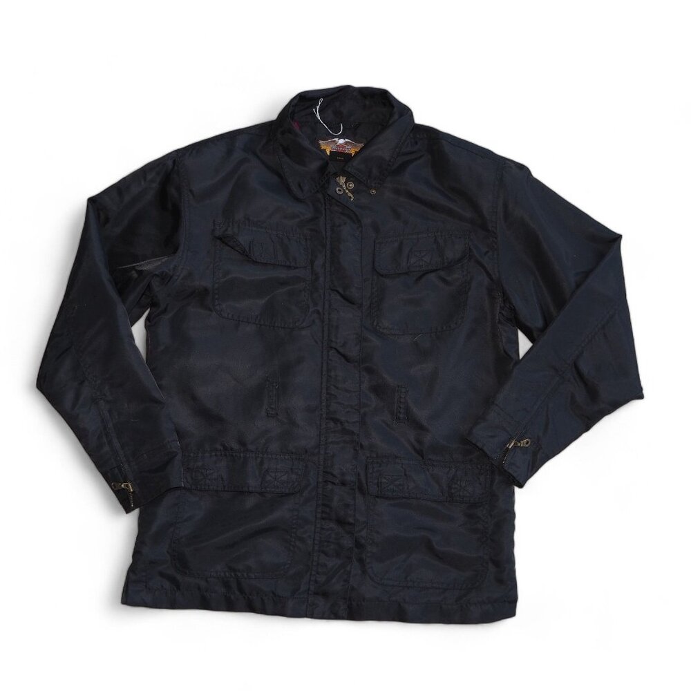 Harley Davidson‎ Women's M Vintage Nylon Live to Ride Motorcycle Jacket